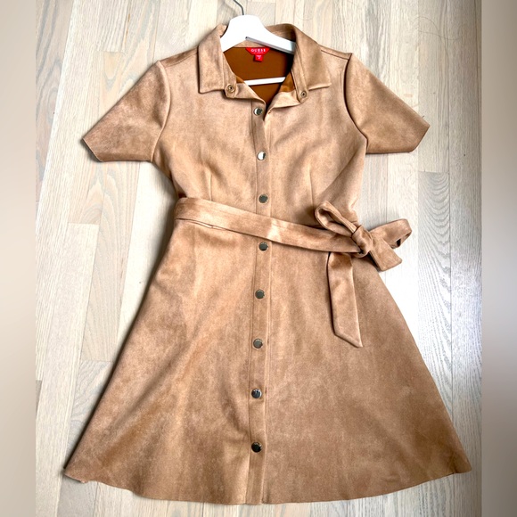 Suede belted Guess Dress - perfect for any occasion - Picture 1 of 1
